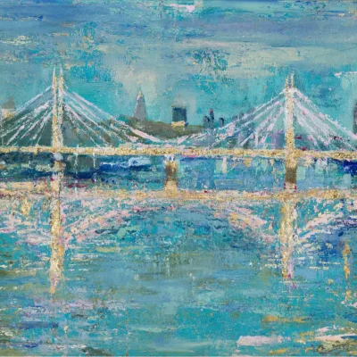 Albert Bridge Framed