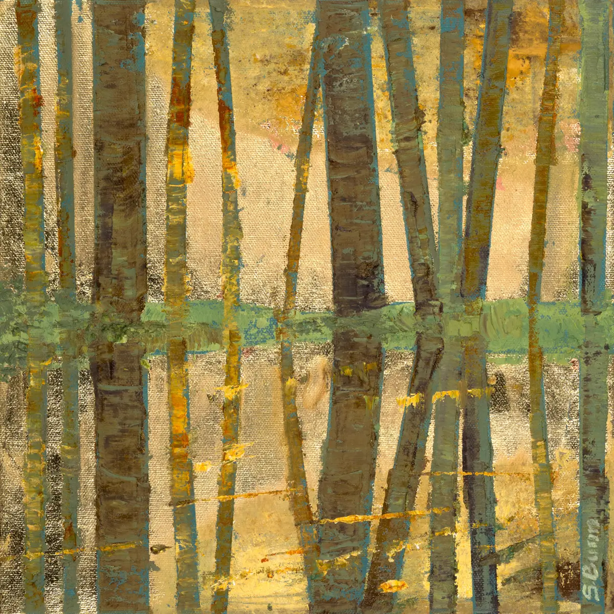On Golden Pond, Diptych Left - Image 2