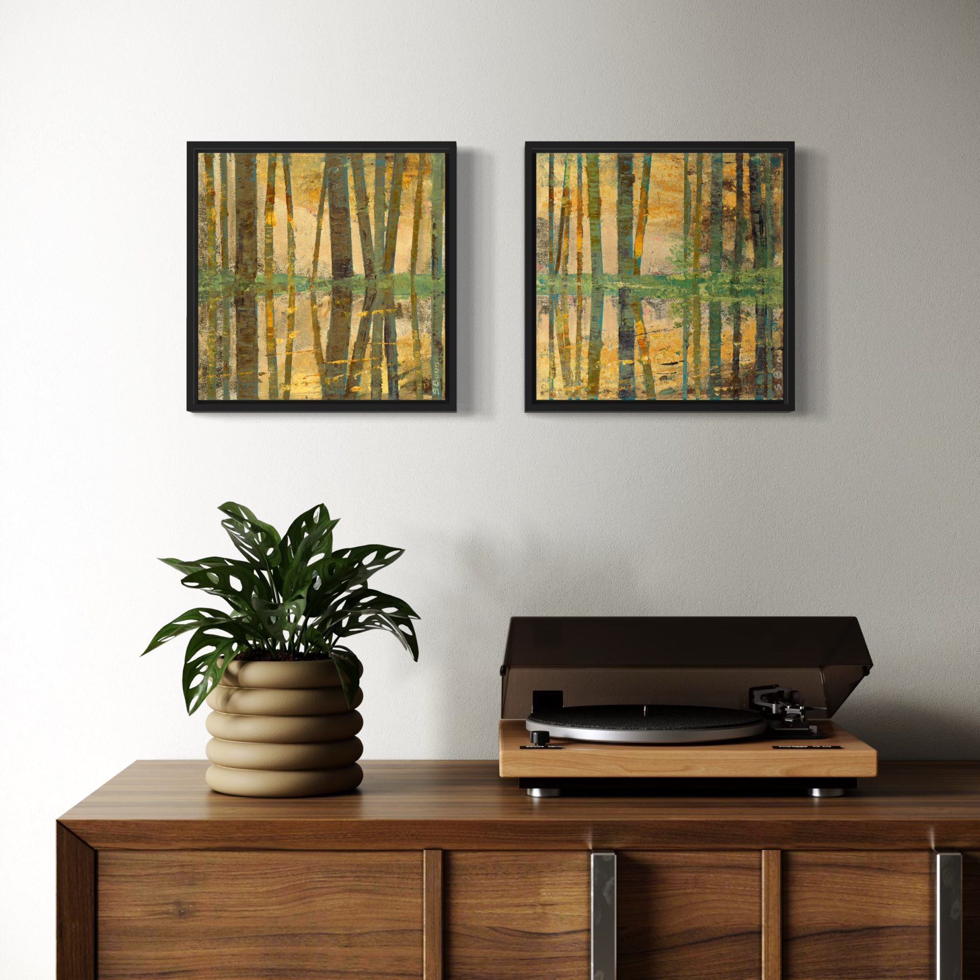 On Golden Pond diptych