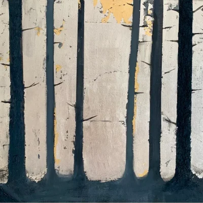 Forest of Light (Diptych) Left