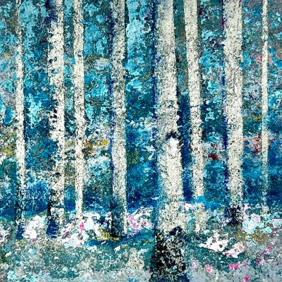 Winter Blue Birch