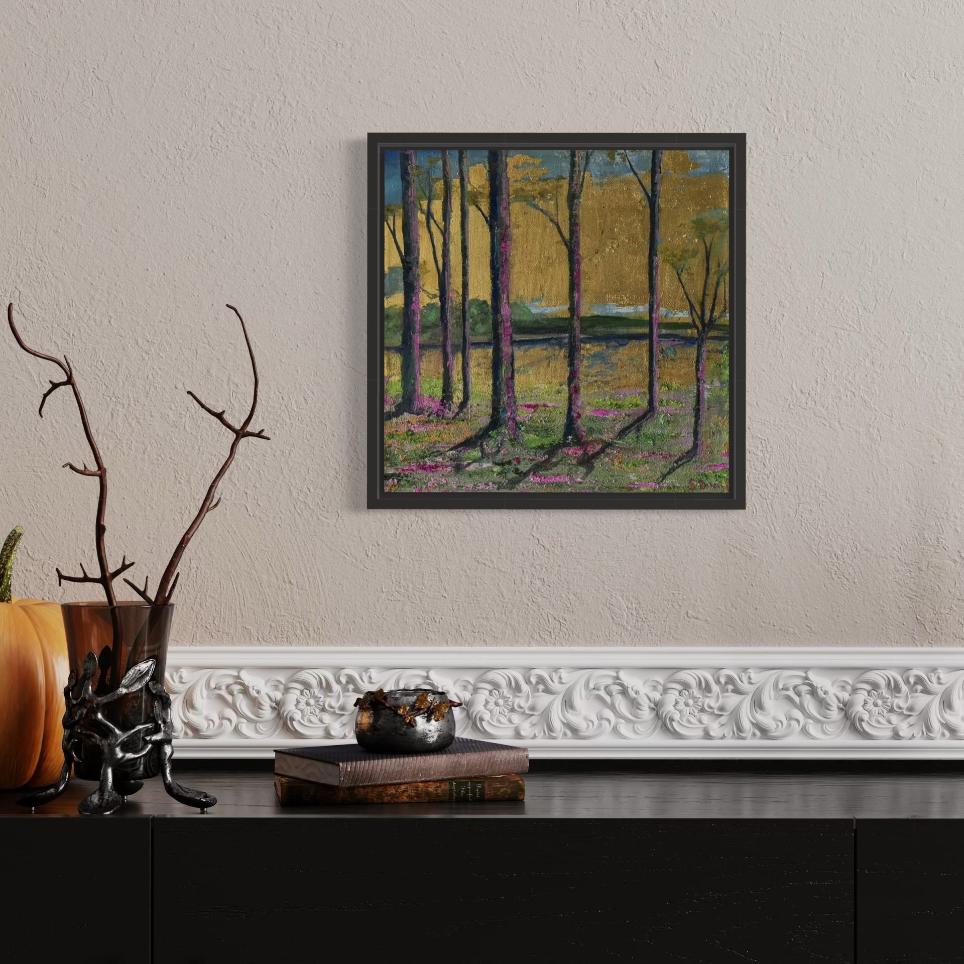 Summer Tranquil Trees, painting
