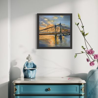 Albert Bridge at Sunset
