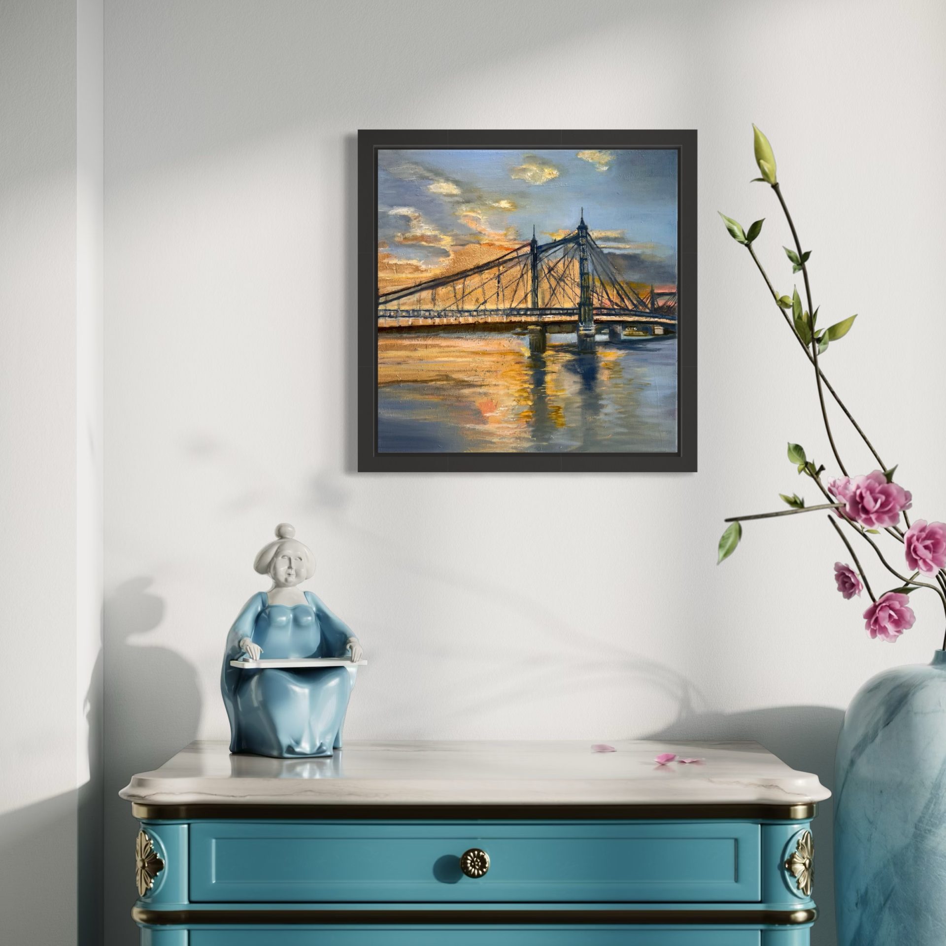Albert Bridge at Sunset