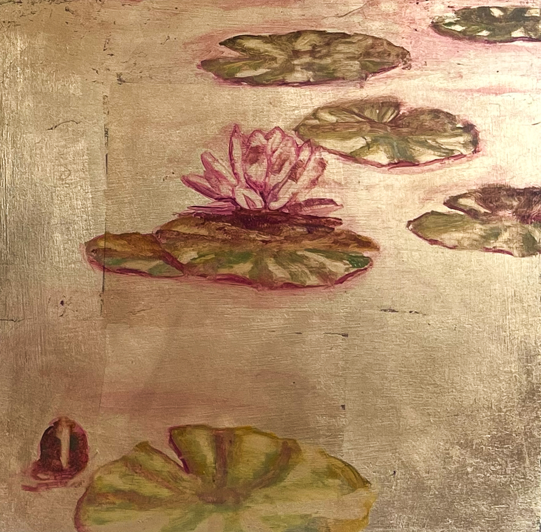 Water Lilies Cluster Triptych - Image 3